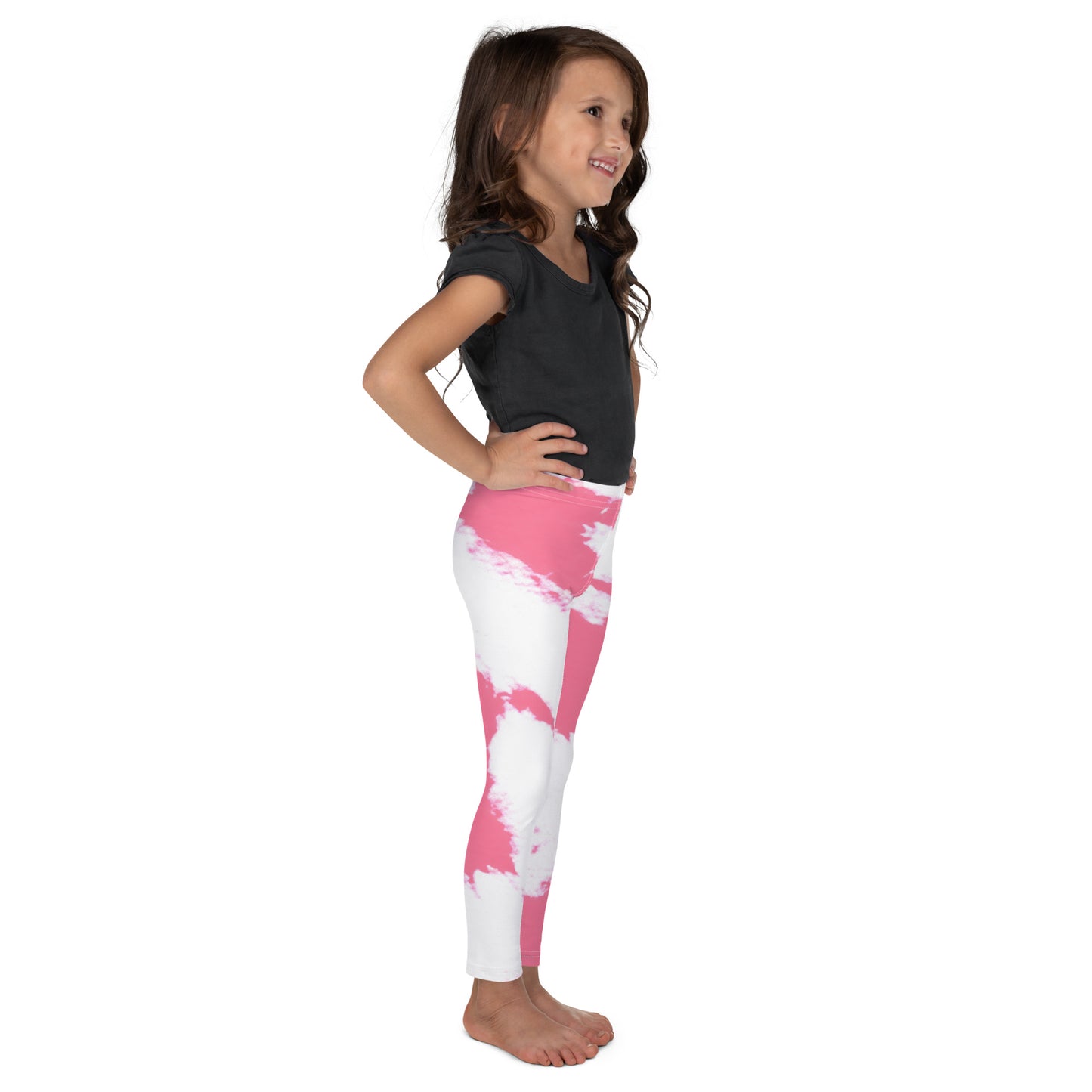 ELEVATED ESSENTIALS, THE PERFECT KID'S LEGGING PINK TIE DYE