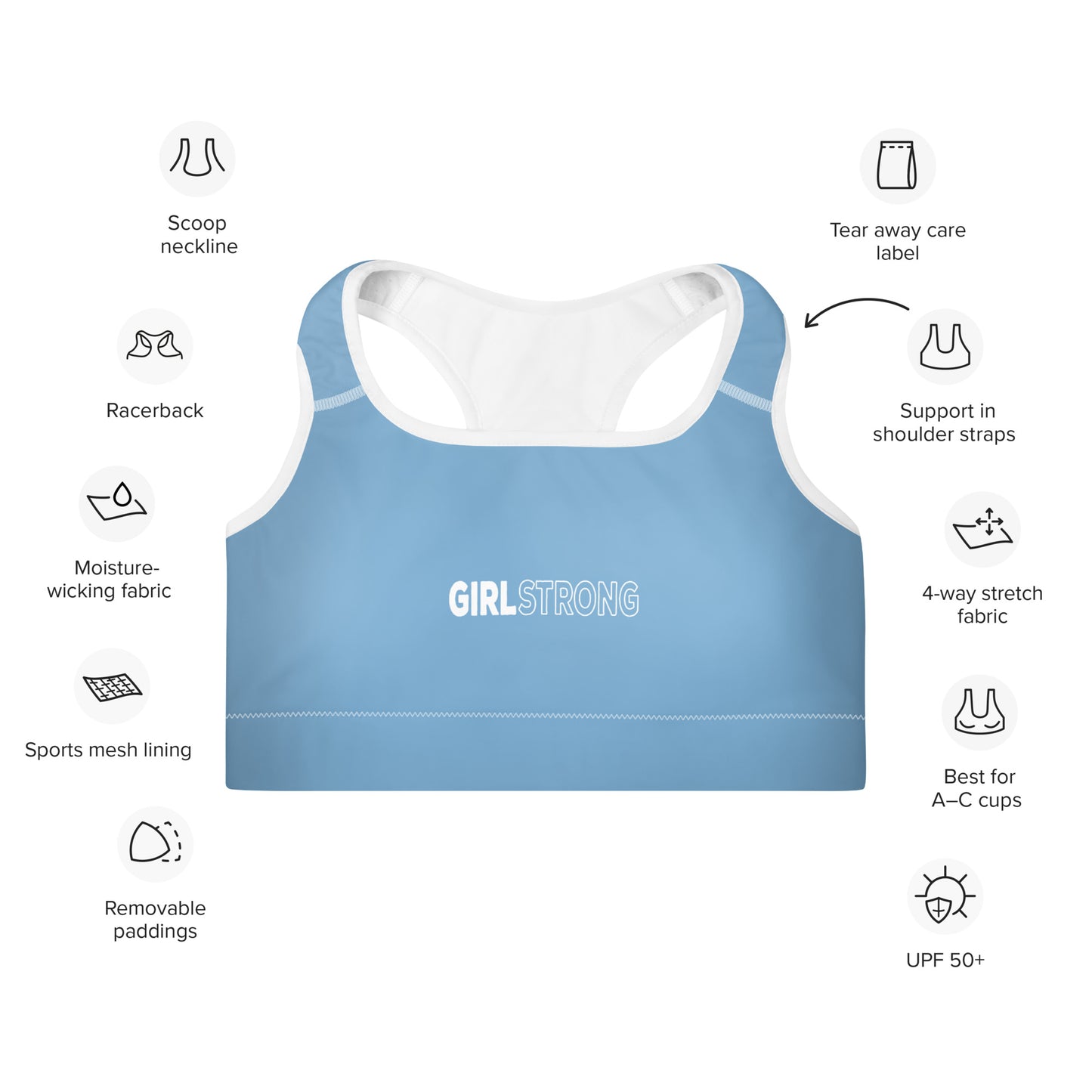 ELEVATED ESSENTIALS, THE PERFECT PADDED SPORTS BRA NORTH CAROLINA