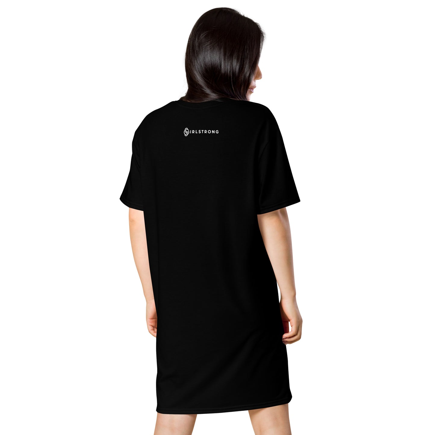 GIRLSTRONG SPORT T-SHIRT DRESS BLACK GIRLSTRONG