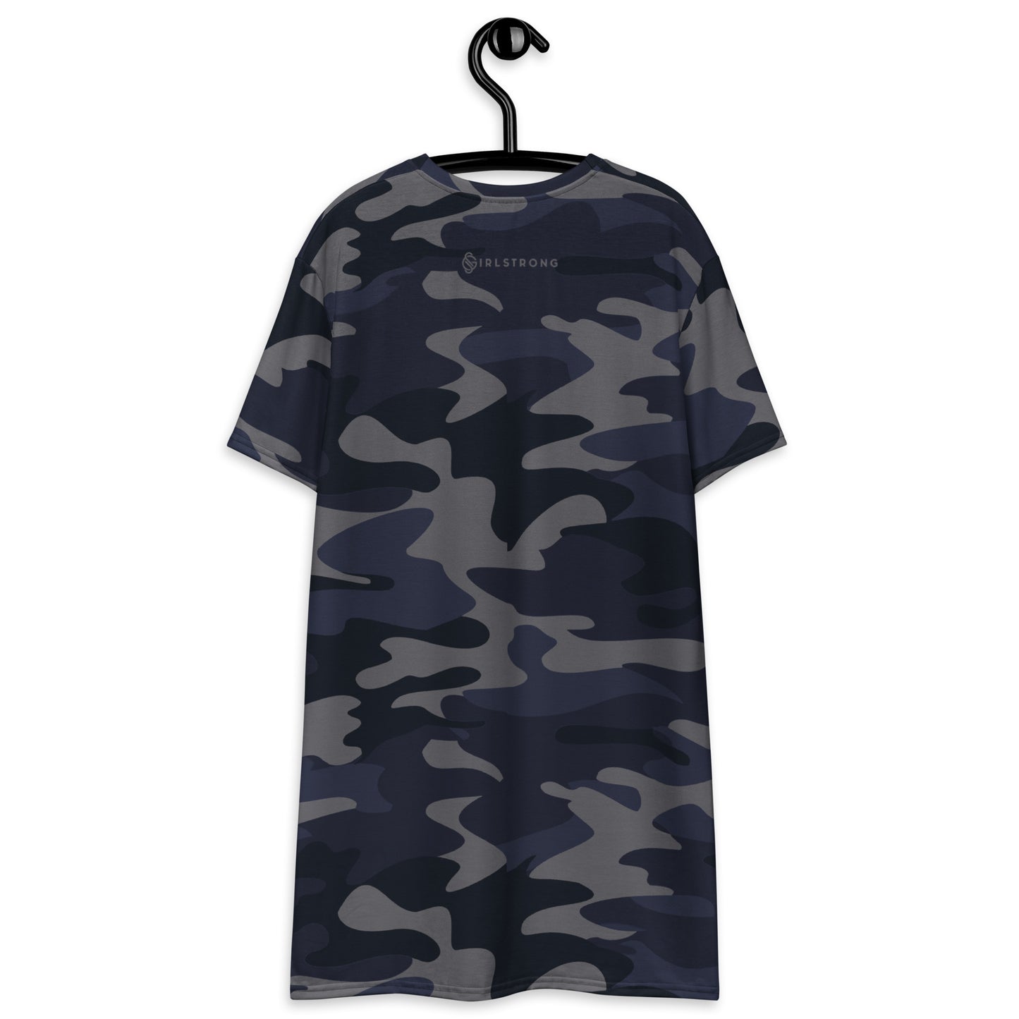 GIRLSTRONG SPORT T-SHIRT DRESS NAVY CAMO