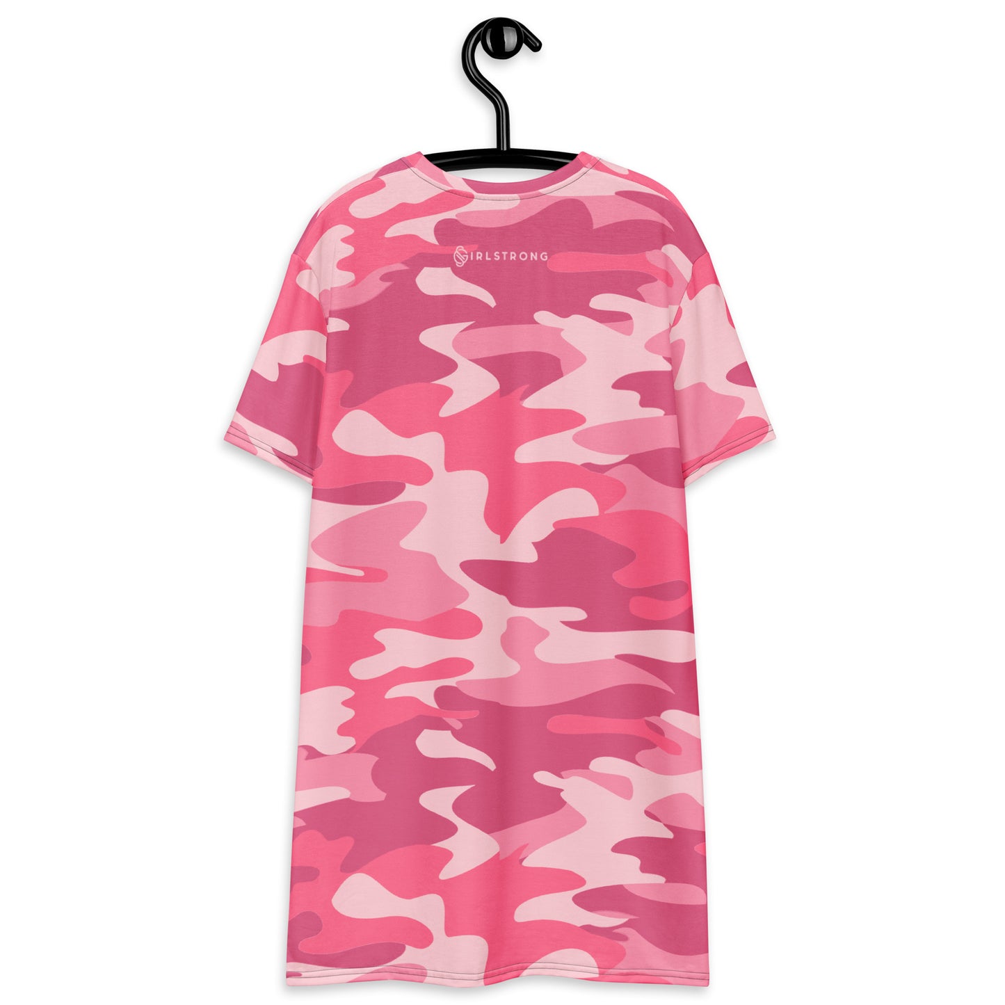 GIRLSTRONG SPORT T-SHIRT DRESS PINK CAMO