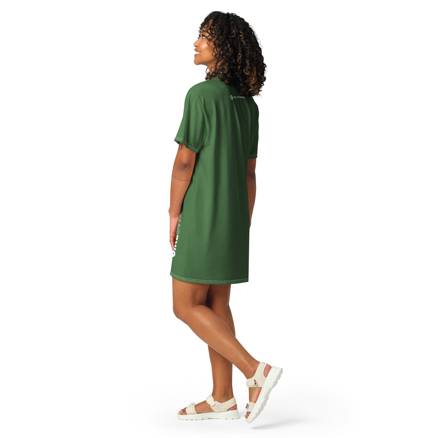 GIRLSTRONG SPORT T-SHIRT DRESS FERN GIRLSTRONG