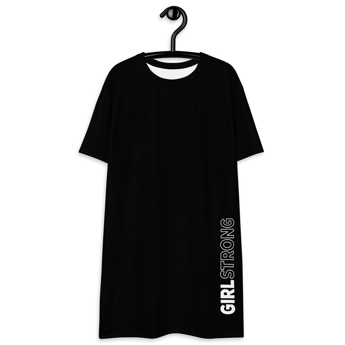 GIRLSTRONG SPORT T-SHIRT DRESS BLACK GIRLSTRONG
