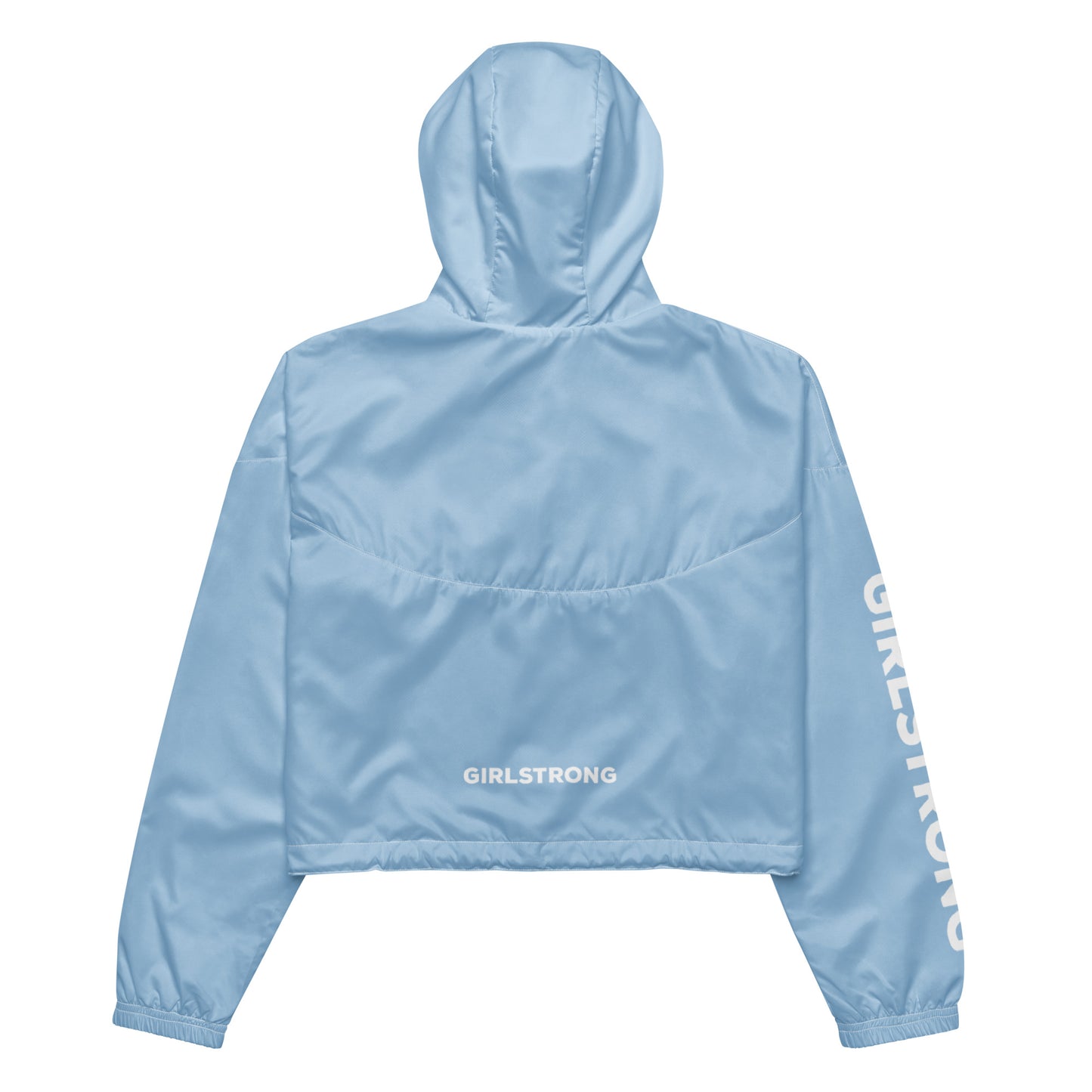 GIRLFRIEND PULLOVER CROP WINDBREAKER BABE BLUE GIRLSTRONG