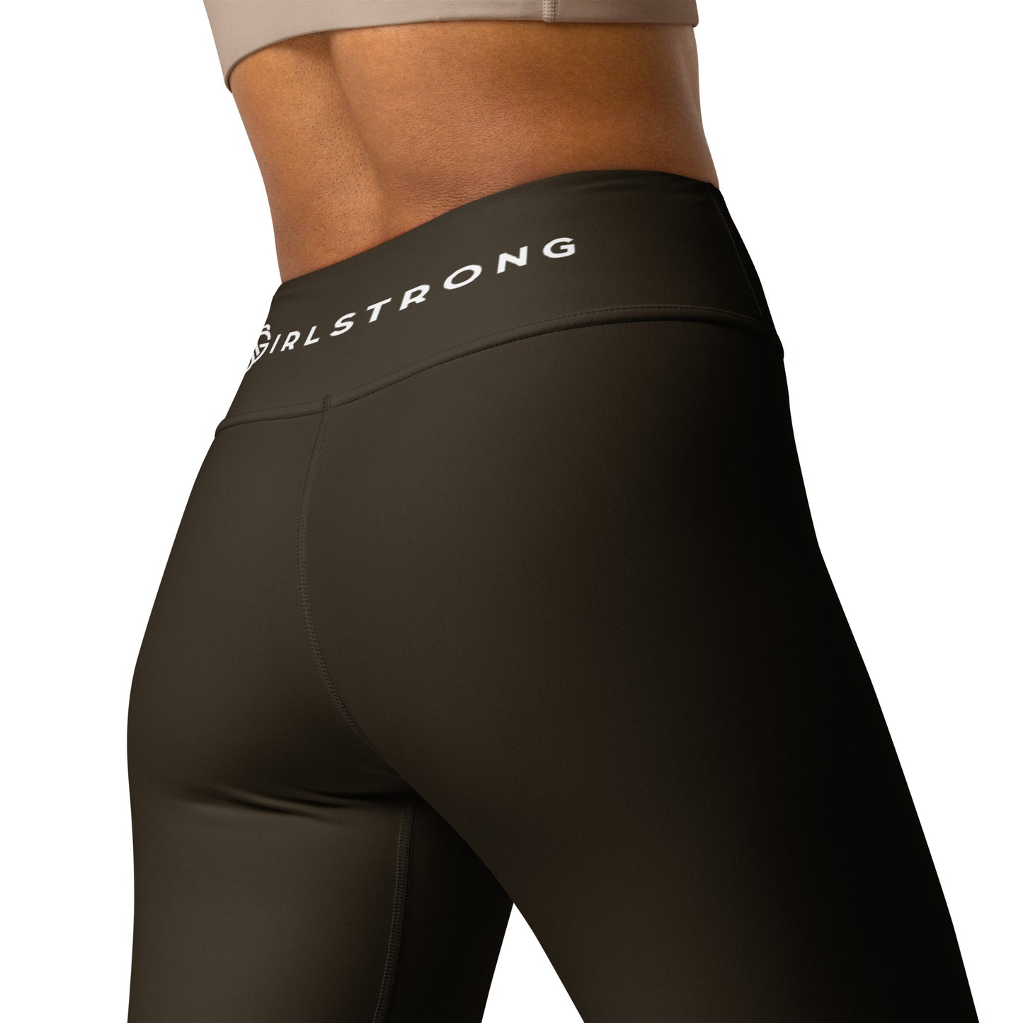 ELEVATED ESSENTIALS, BOOTY BOOSTING HIGH WAISTBAND LEGGING ESPRESSO