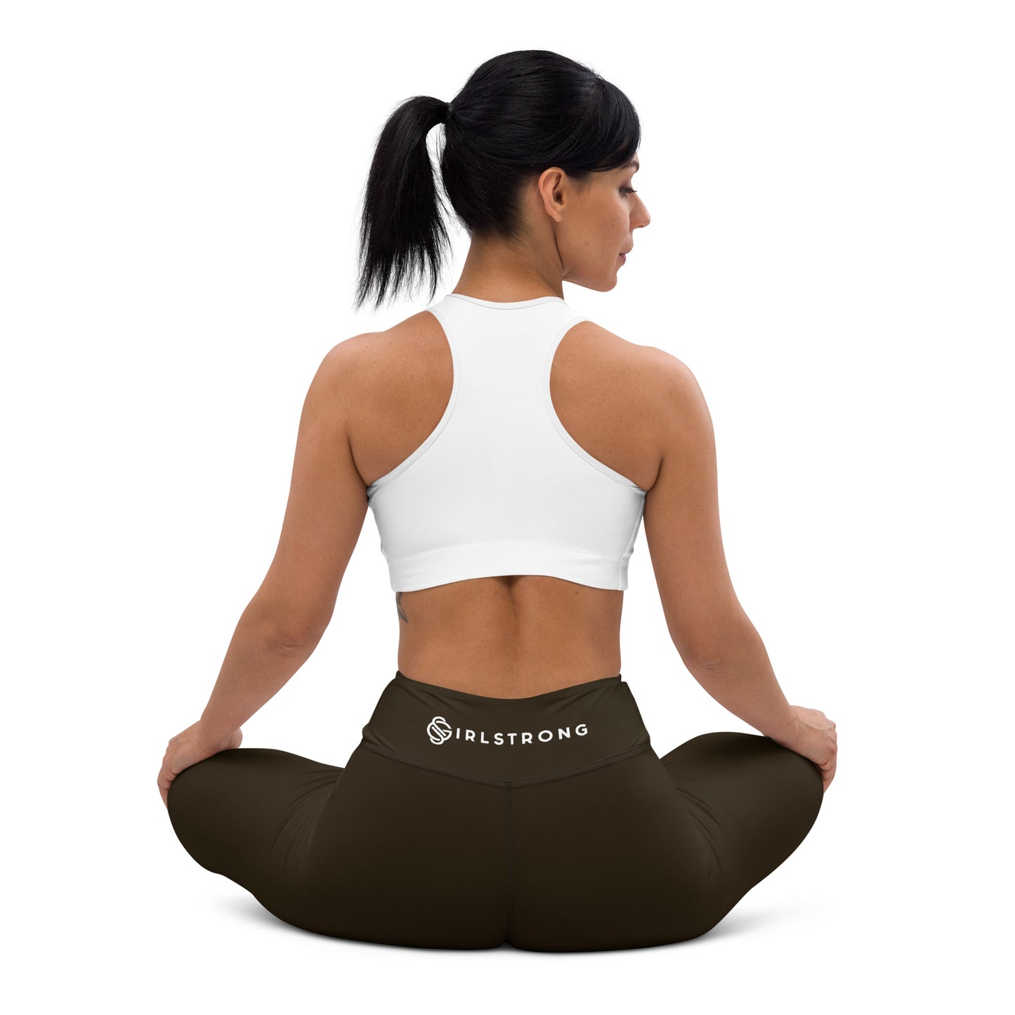 ELEVATED ESSENTIALS, BOOTY BOOSTING HIGH WAISTBAND LEGGING ESPRESSO