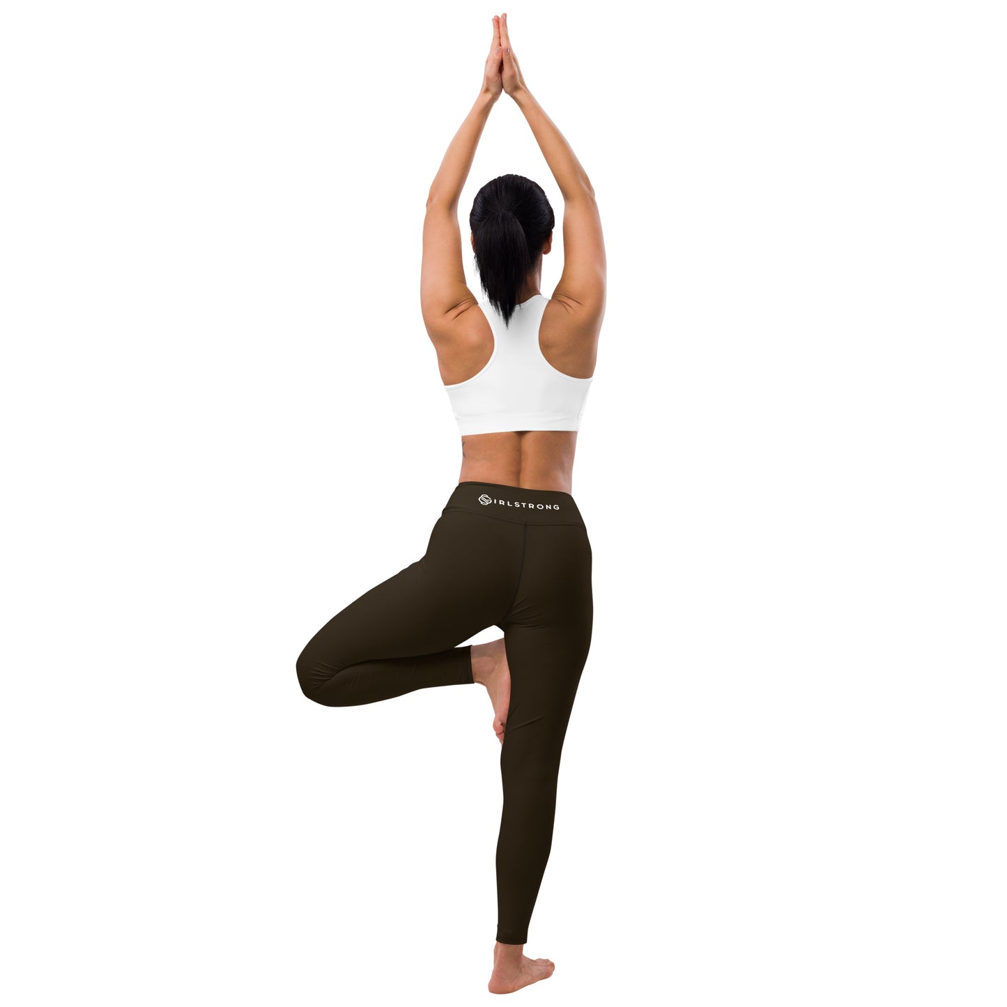 ELEVATED ESSENTIALS, BOOTY BOOSTING HIGH WAISTBAND LEGGING ESPRESSO