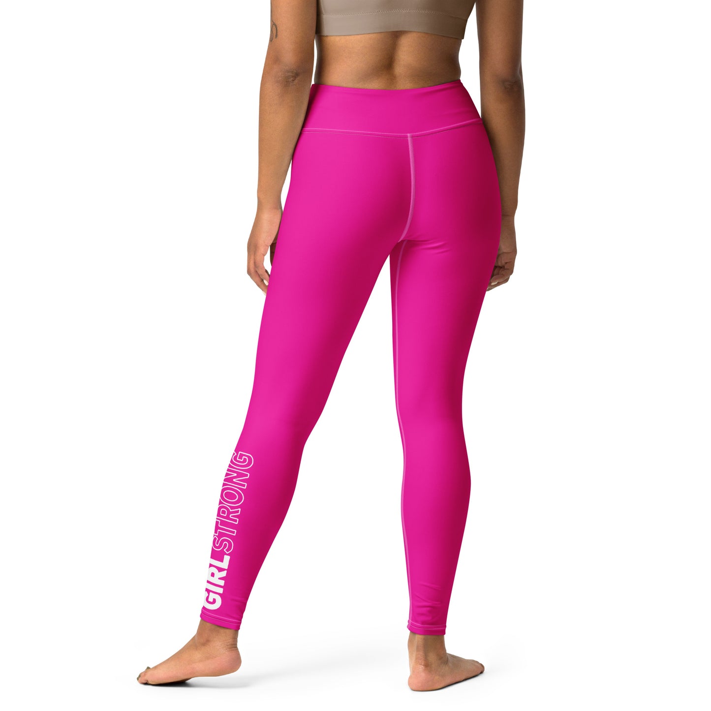 ELEVATED ESSENTIALS, BOOTY BOOSTING HIGH WAISTBAND LEGGING POWER PINK