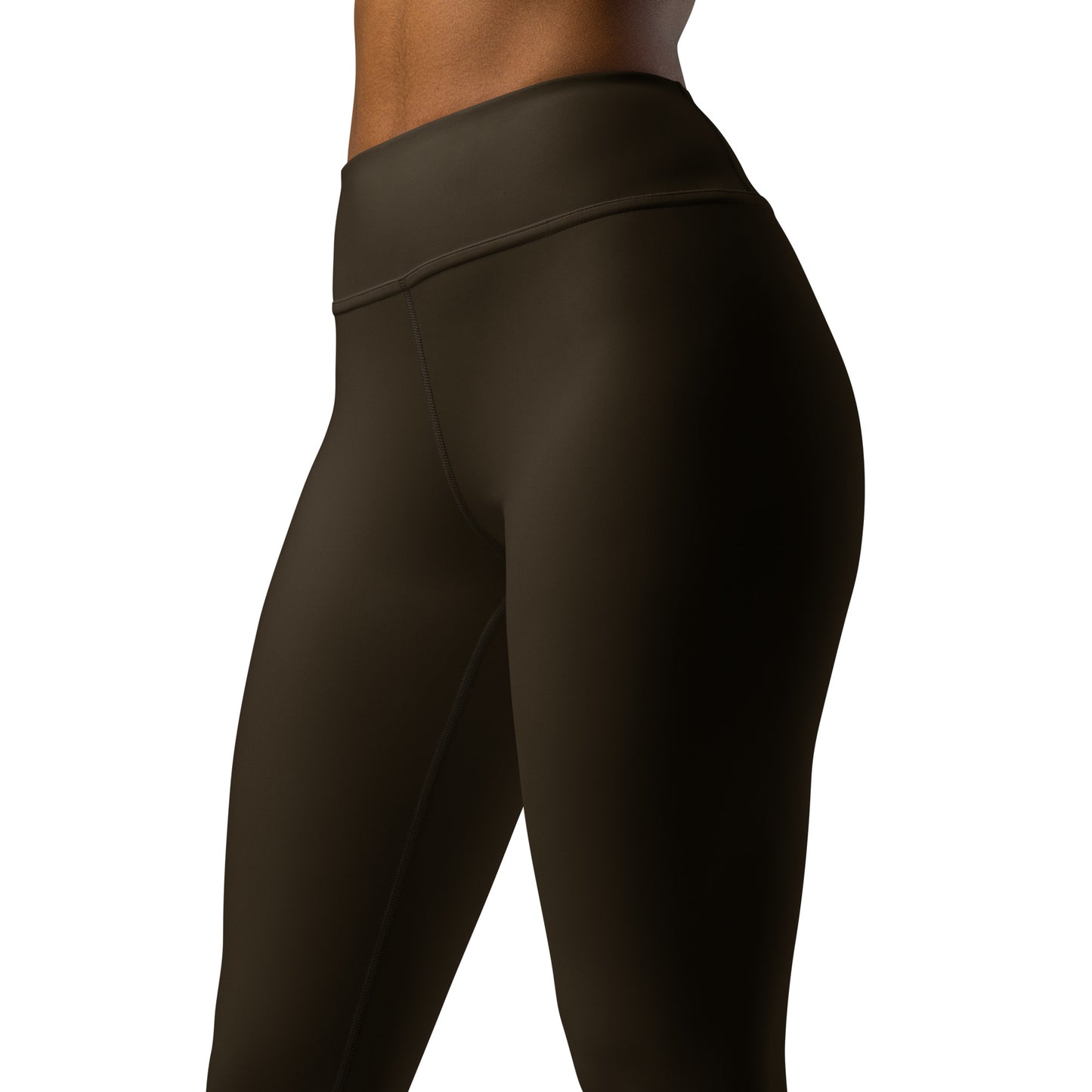 ELEVATED ESSENTIALS, BOOTY BOOSTING HIGH WAISTBAND LEGGING ESPRESSO