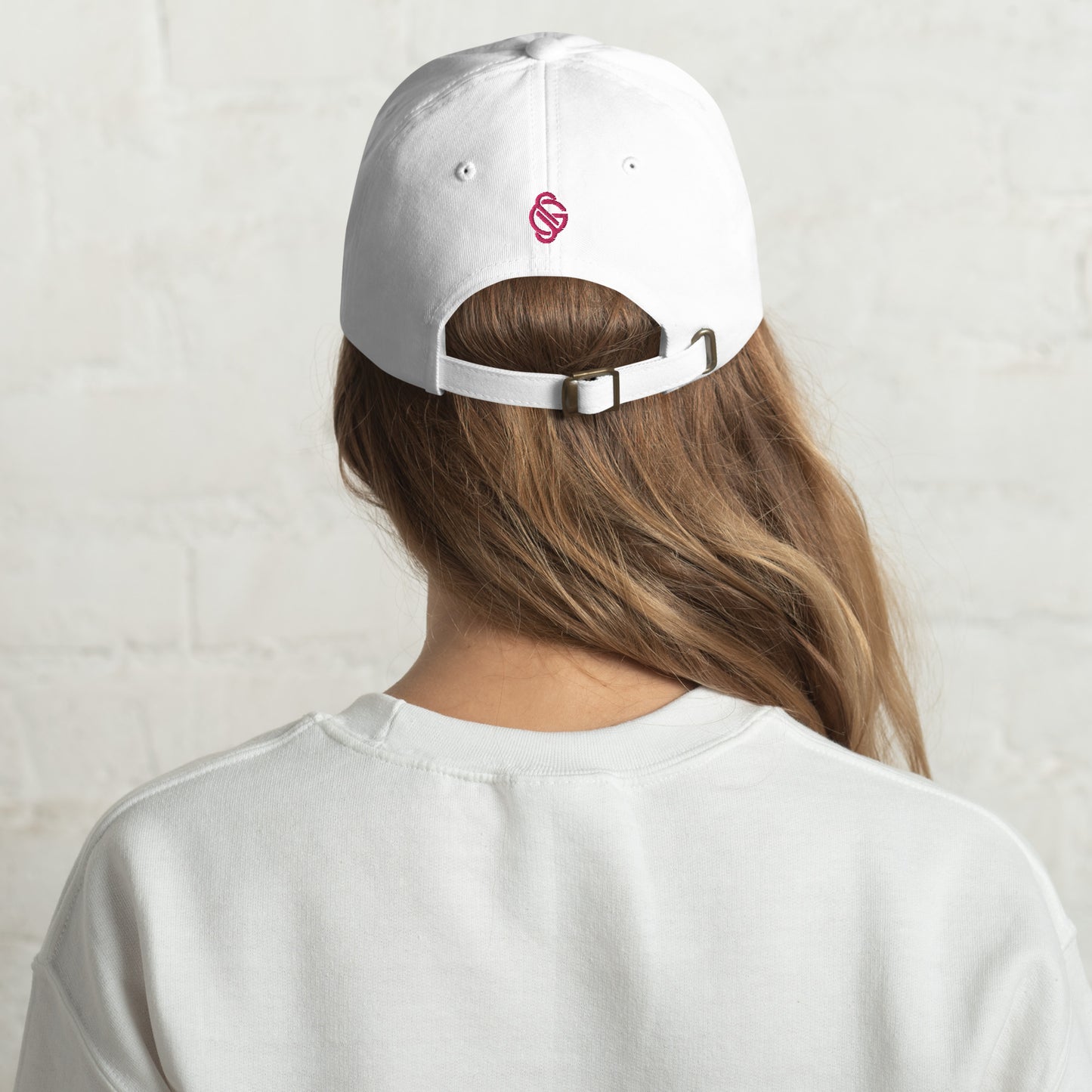 ELEVATED BASICS, WHITE BASEBALL CAP DO GOOD.