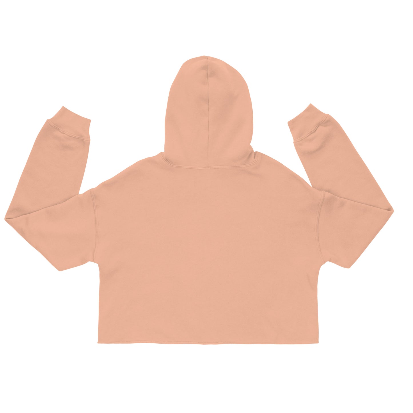 EVERYDAY GIRLSTRONG FLEECE CROPPED HOODIE - GIRLSTRONG GEORGIA PEACH