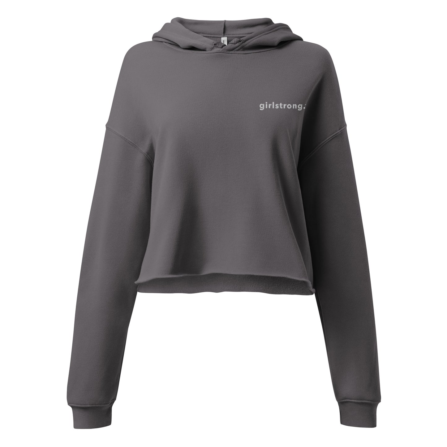 EVERYDAY GIRLSTRONG FLEECE CROPPED HOODIE - GIRLSTRONG STORM