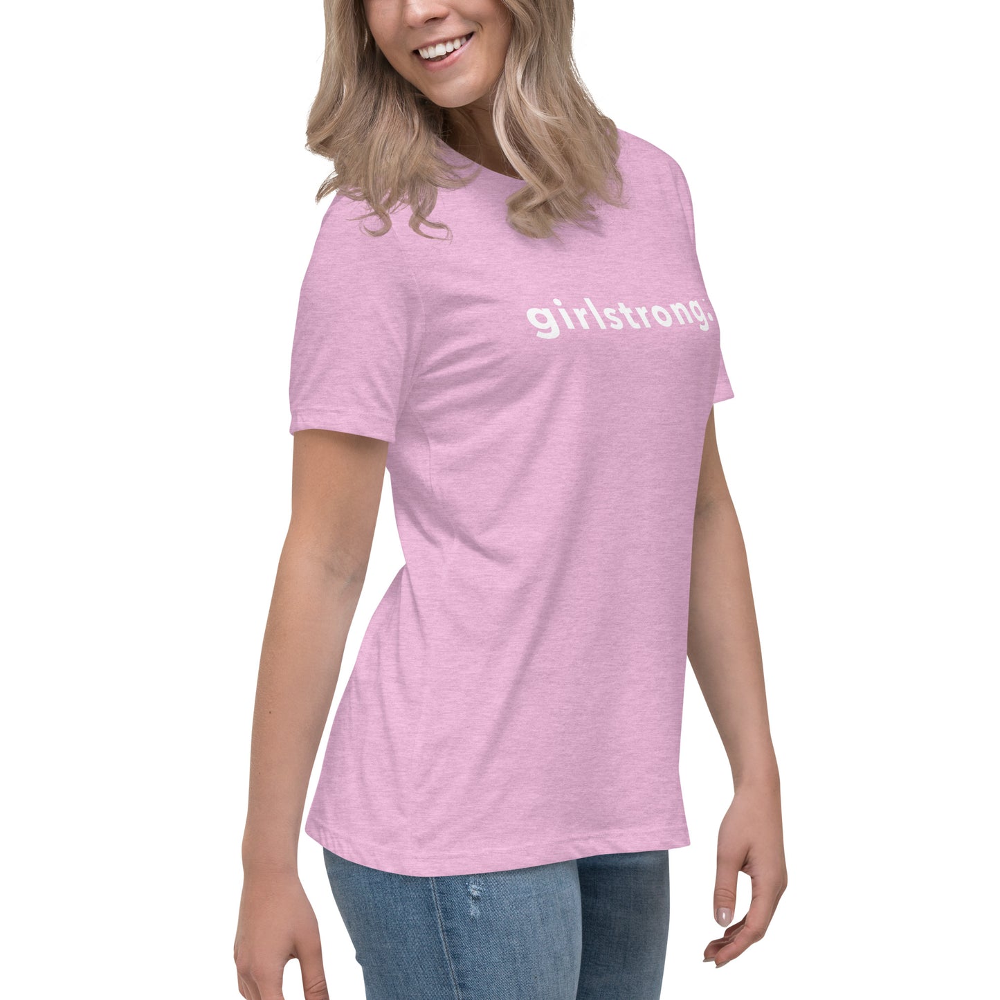 SCULPT TEE, RELAXED FIT, HEATHER PRISM LILAC