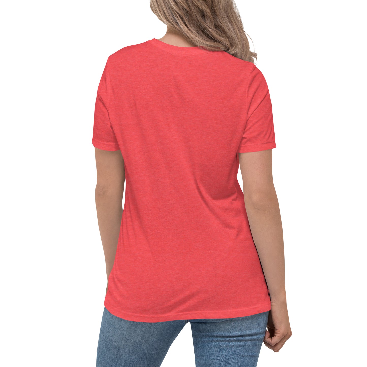 SCULPT TEE, RELAXED FIT, HEATHER RED