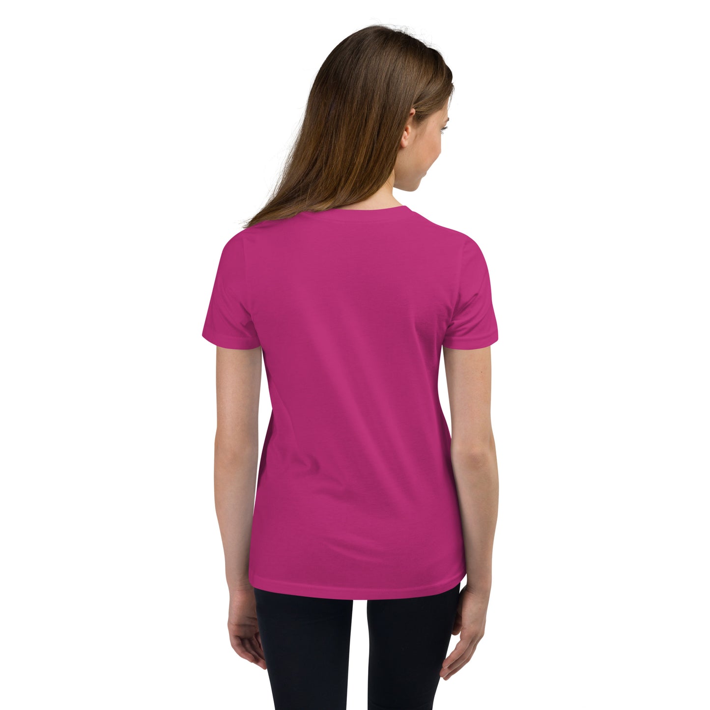 PRINCESS EMPOWERMENT TEE - YOU CAN CHANGE THE WORLD, GIRL! GIRLSTRONG BERRY PINK