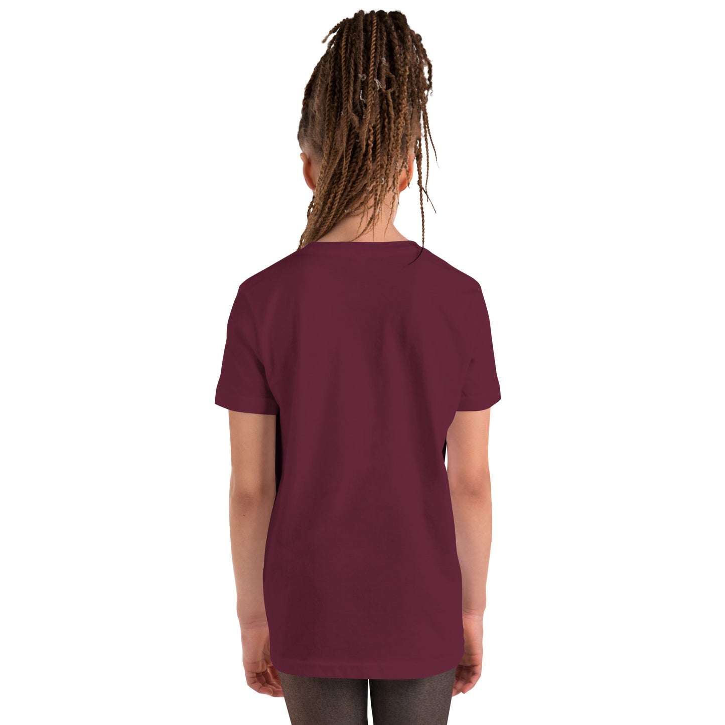 PRINCESS EMPOWERMENT TEE - YOU CAN CHANGE THE WORLD, GIRL! MAROON