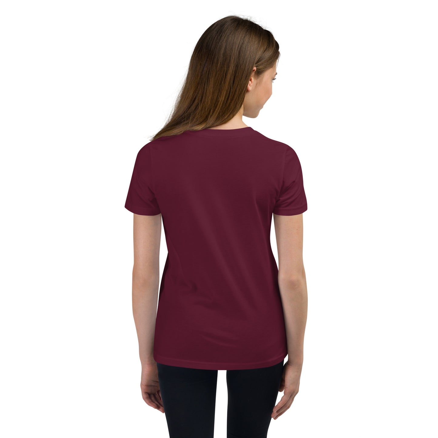 PRINCESS EMPOWERMENT TEE - YOU CAN CHANGE THE WORLD, GIRL! MAROON