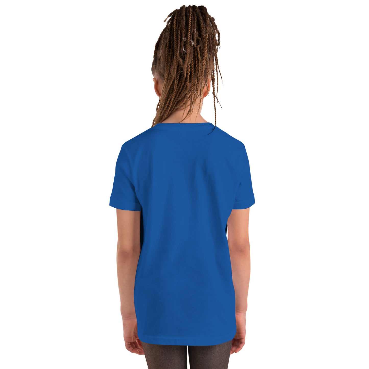 PRINCESS EMPOWERMENT TEE - YOU CAN CHANGE THE WORLD, GIRL! GIRLSTRONG ROYAL BLUE