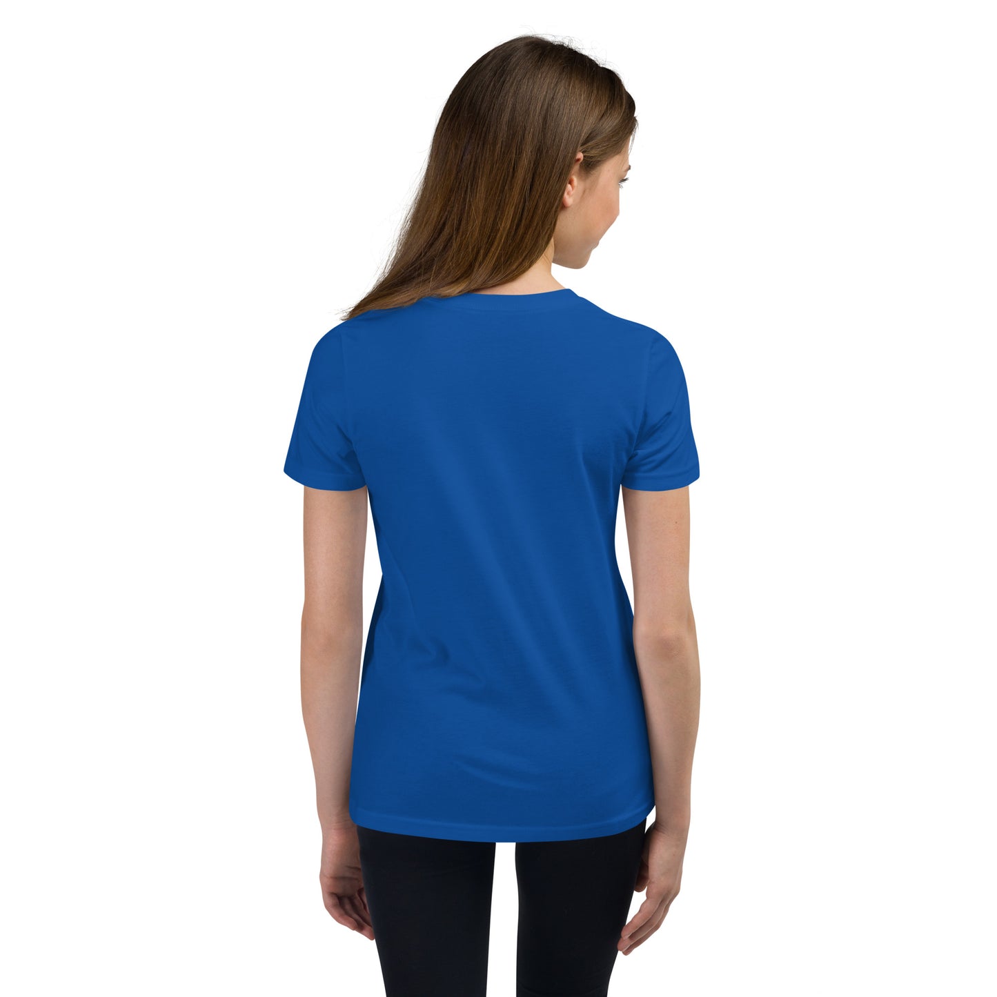 PRINCESS EMPOWERMENT TEE - YOU CAN CHANGE THE WORLD, GIRL! GIRLSTRONG ROYAL BLUE