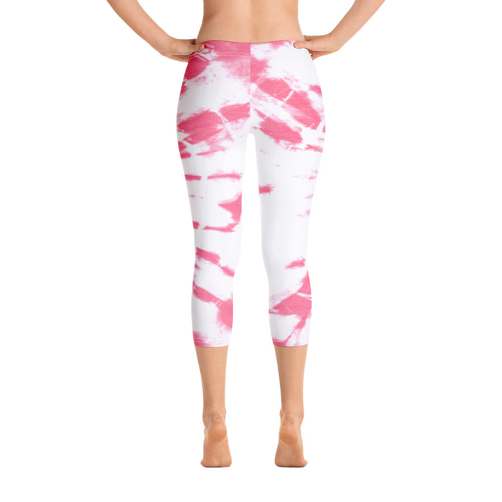 ELEVATED ESSENTIALS, THE PERFECT CAPRI PINK TIE DYE