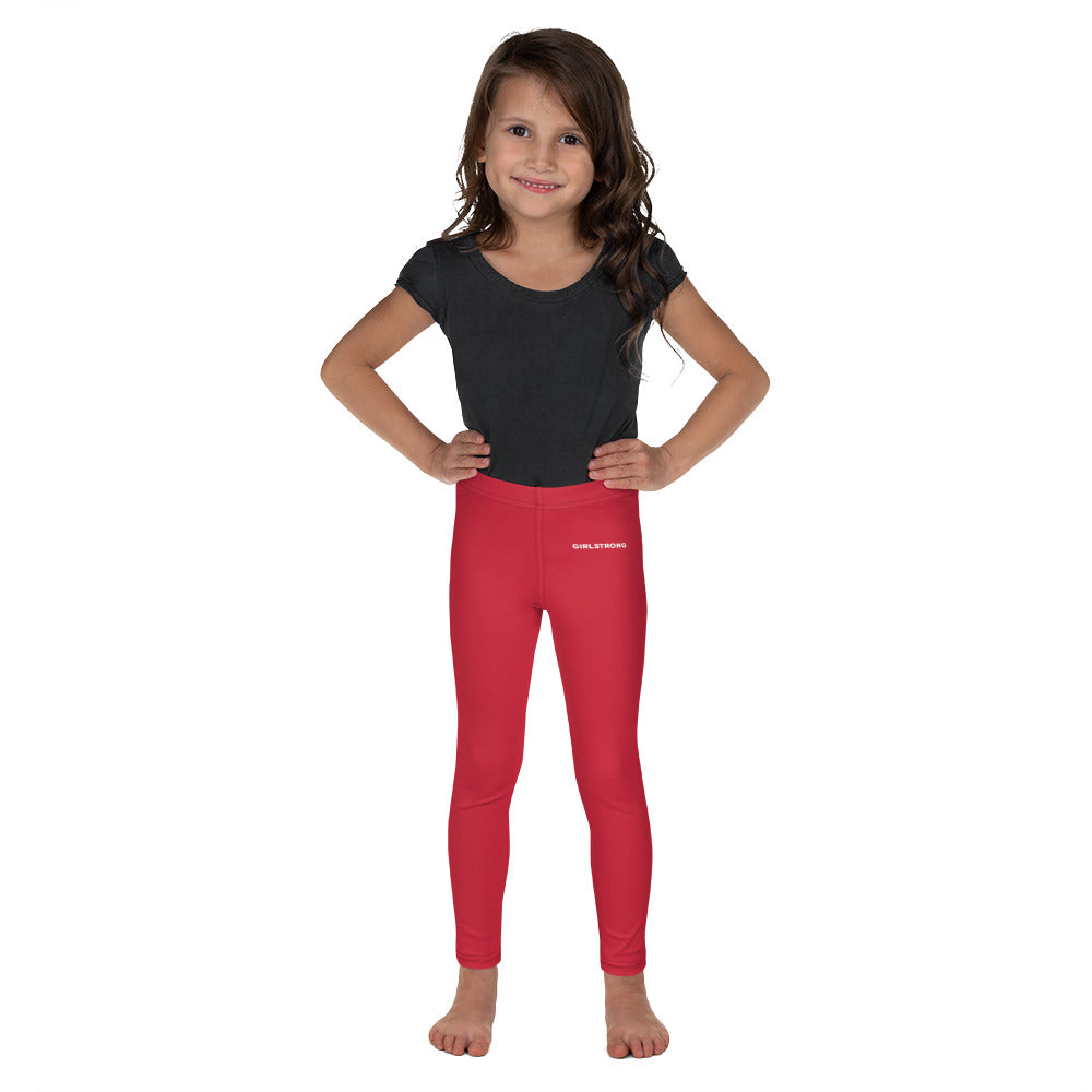 Fashionable plain color red leggings for girls - –  GIRLSTRONG INC