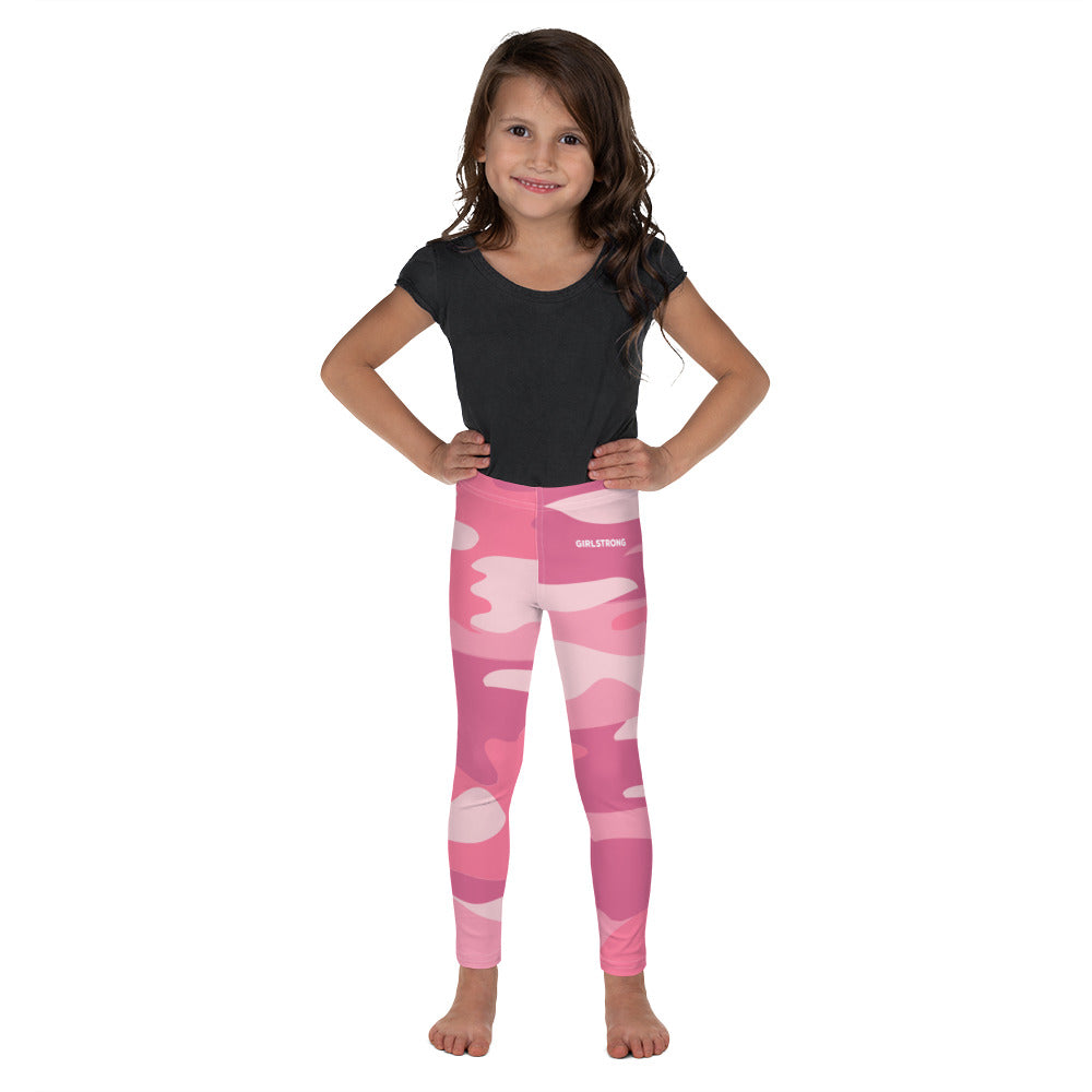 Trendsetting Pink Camo Leggings for Kids 
