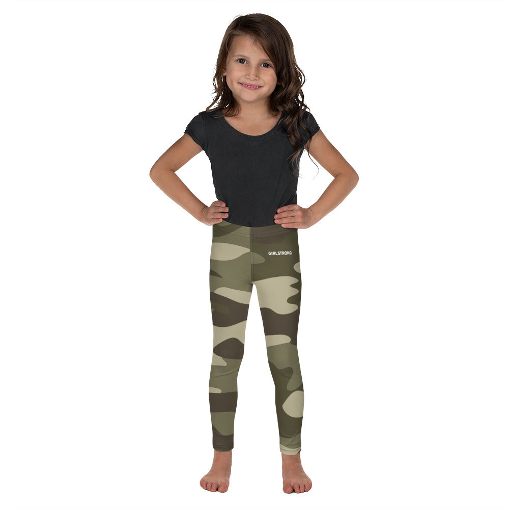 Comfy Green Camo Print Leggings for Girls - – GIRLSTRONG  INC