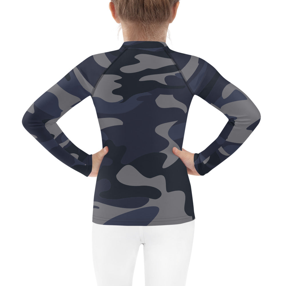 UPF 50 RASHGUARD NAVY CAMO