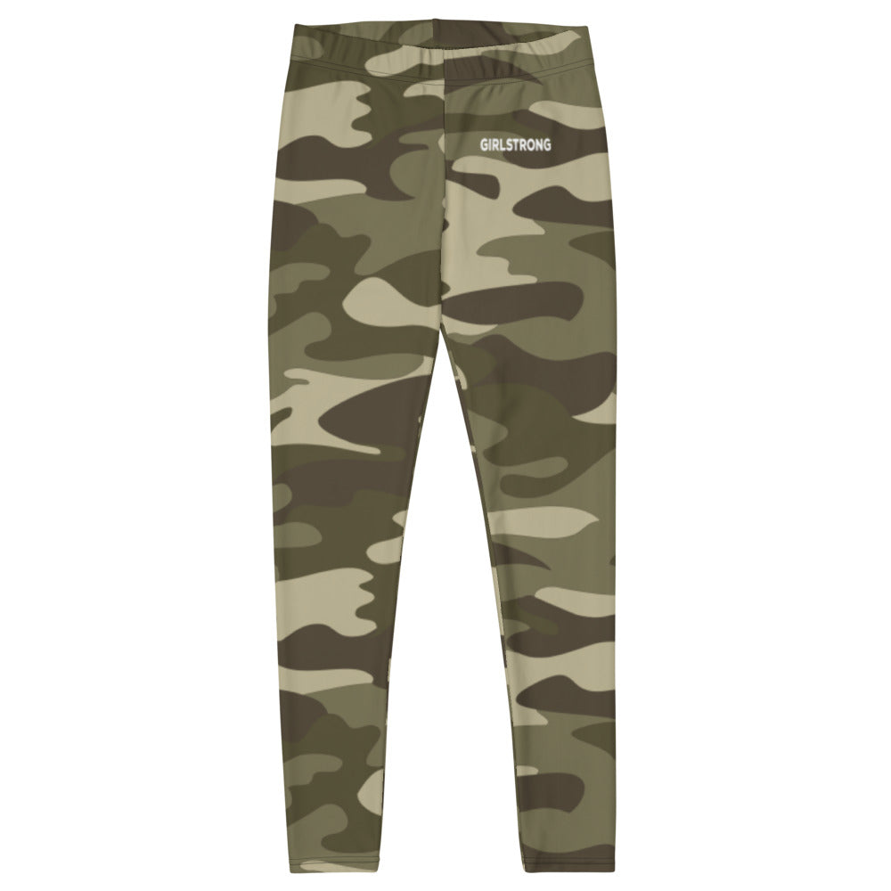 ELEVATED ESSENTIALS, SLIM AND SCULPT LEGGING GREEN CAMO