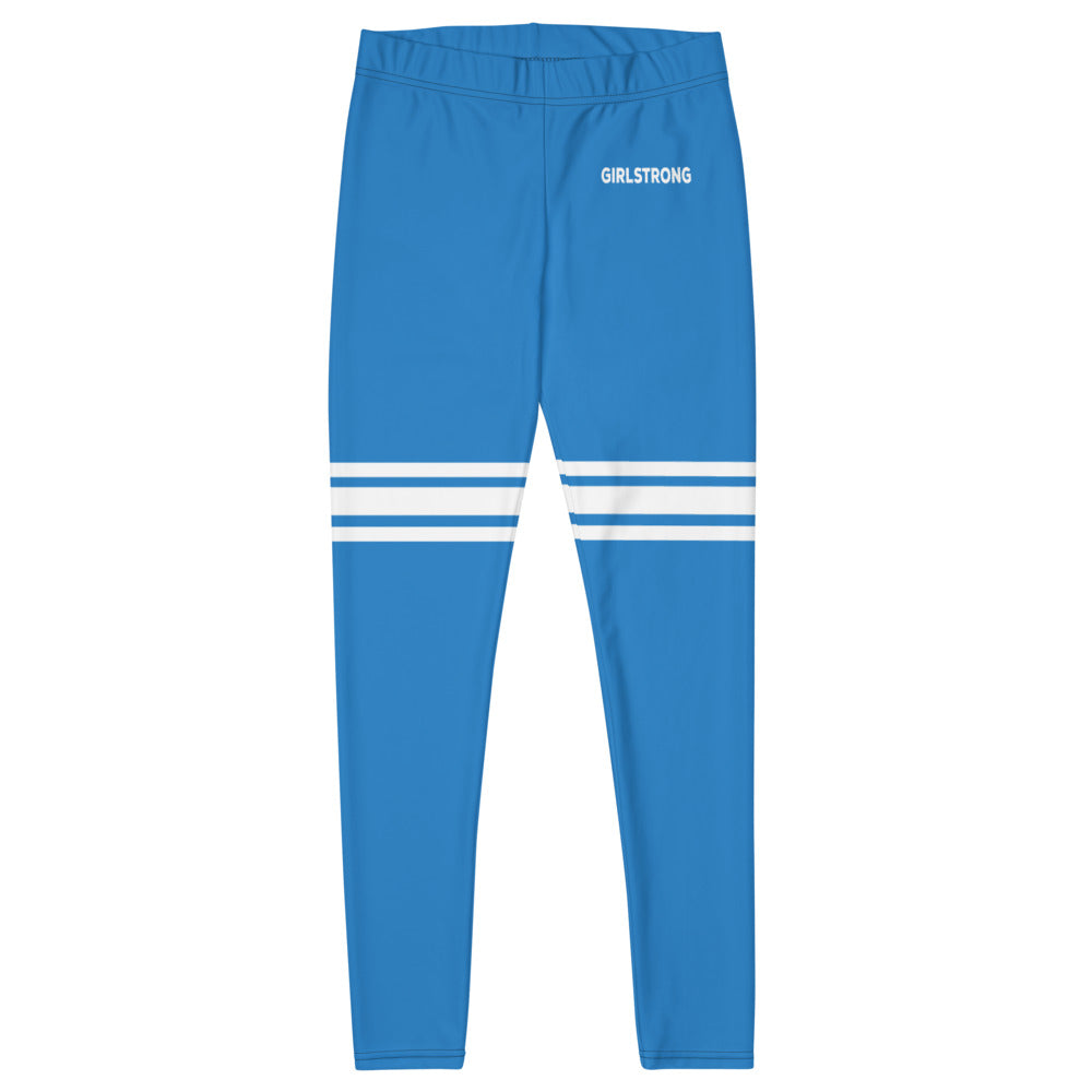 ELEVATED ESSENTIALS, SLIM AND SCULPT LEGGING THIGH HIGH BLUE