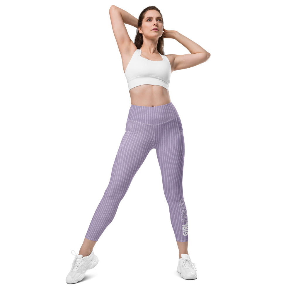 ELEVATED ESSENTIALS, THE PERFECT SIDE POCKET LEGGING LILAC