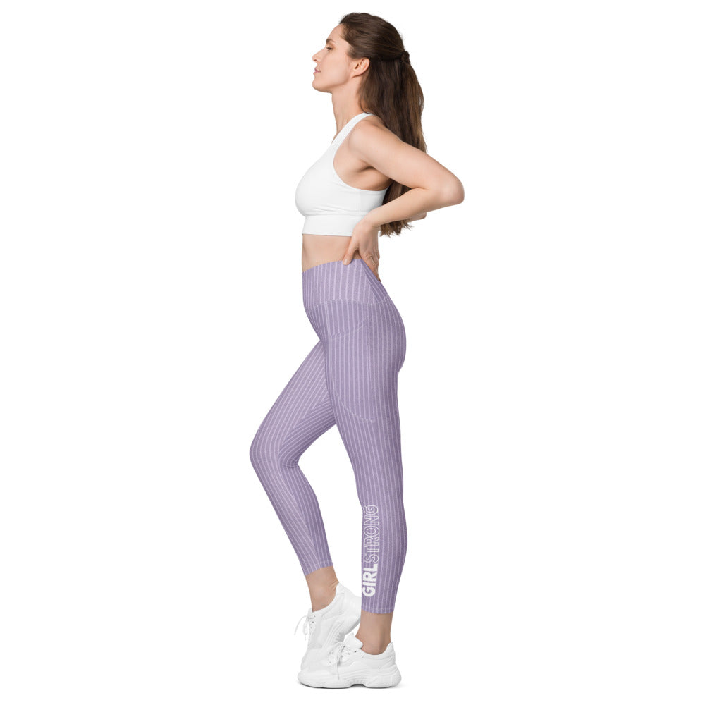 ELEVATED ESSENTIALS, THE PERFECT SIDE POCKET LEGGING LILAC