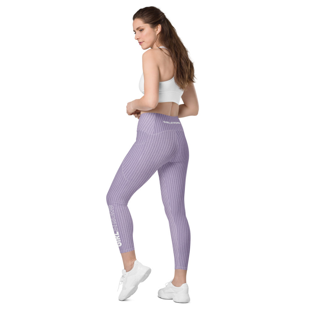 ELEVATED ESSENTIALS, THE PERFECT SIDE POCKET LEGGING LILAC