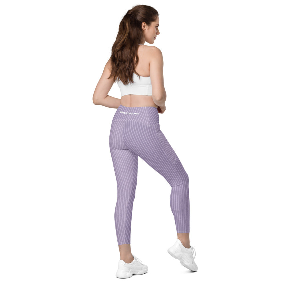 ELEVATED ESSENTIALS, THE PERFECT SIDE POCKET LEGGING LILAC
