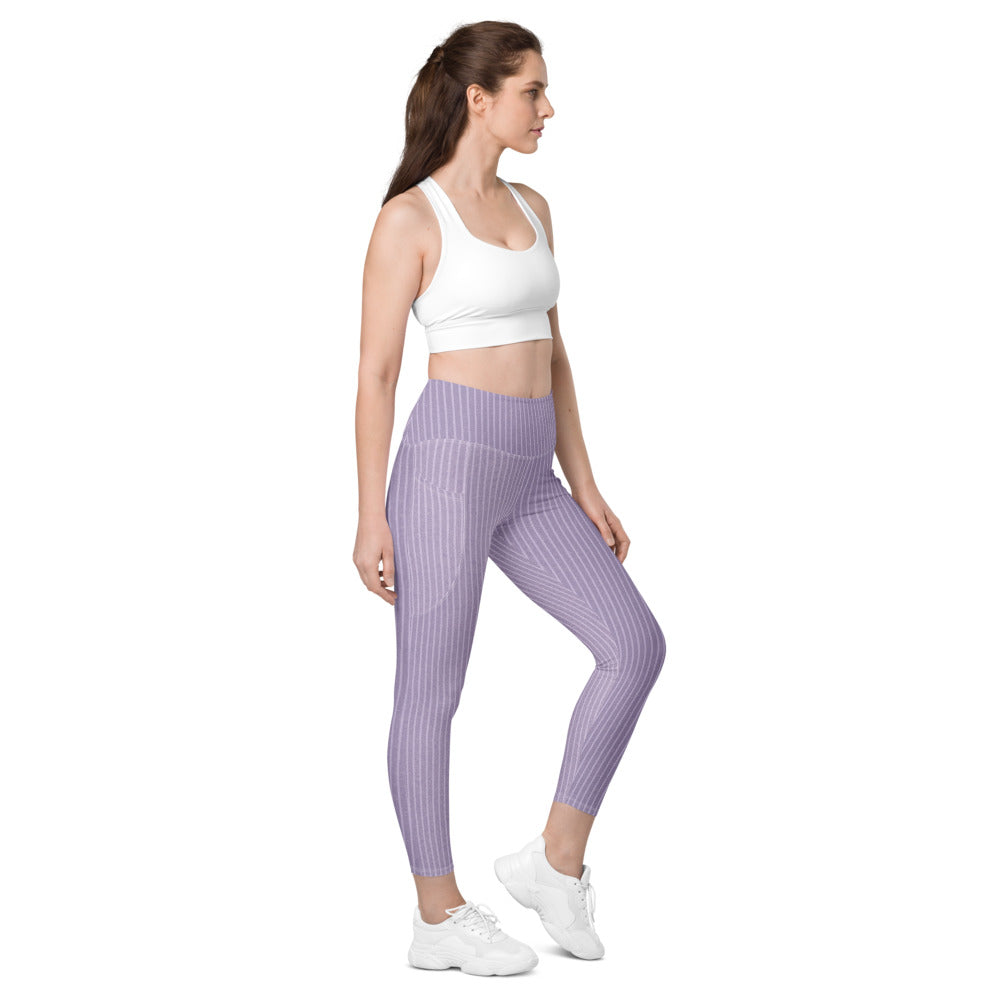 ELEVATED ESSENTIALS, THE PERFECT SIDE POCKET LEGGING LILAC