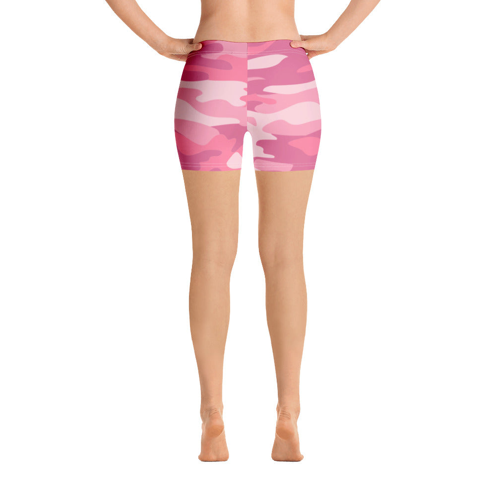 ELEVATED ESSENTIALS, THE PERFECT SPORT SHORTS PINK CAMO