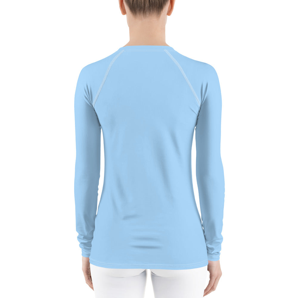 UPF 50 LONG SLEEVES RASHGUARD CAPRI BLUE