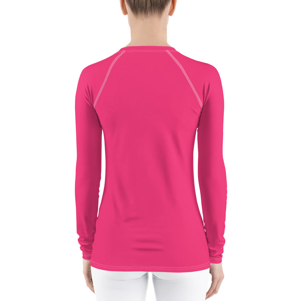 UPF 50 LONG SLEEVES RASHGUARD ROSE FUEL
