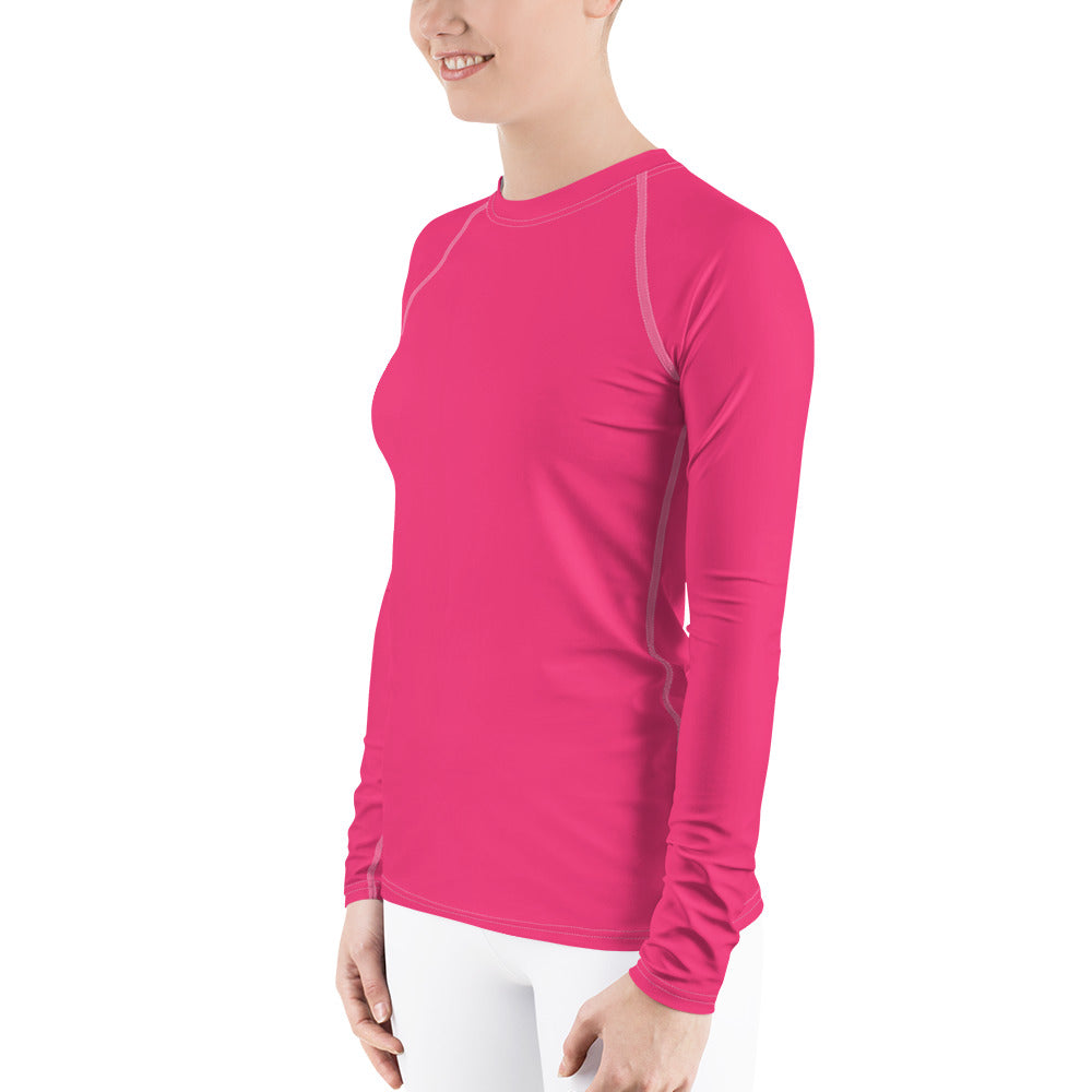 UPF 50 LONG SLEEVES RASHGUARD ROSE FUEL