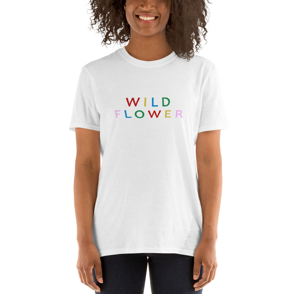 THE ESSENTIAL BOYFRIEND TEE WHITE WILD FLOWER