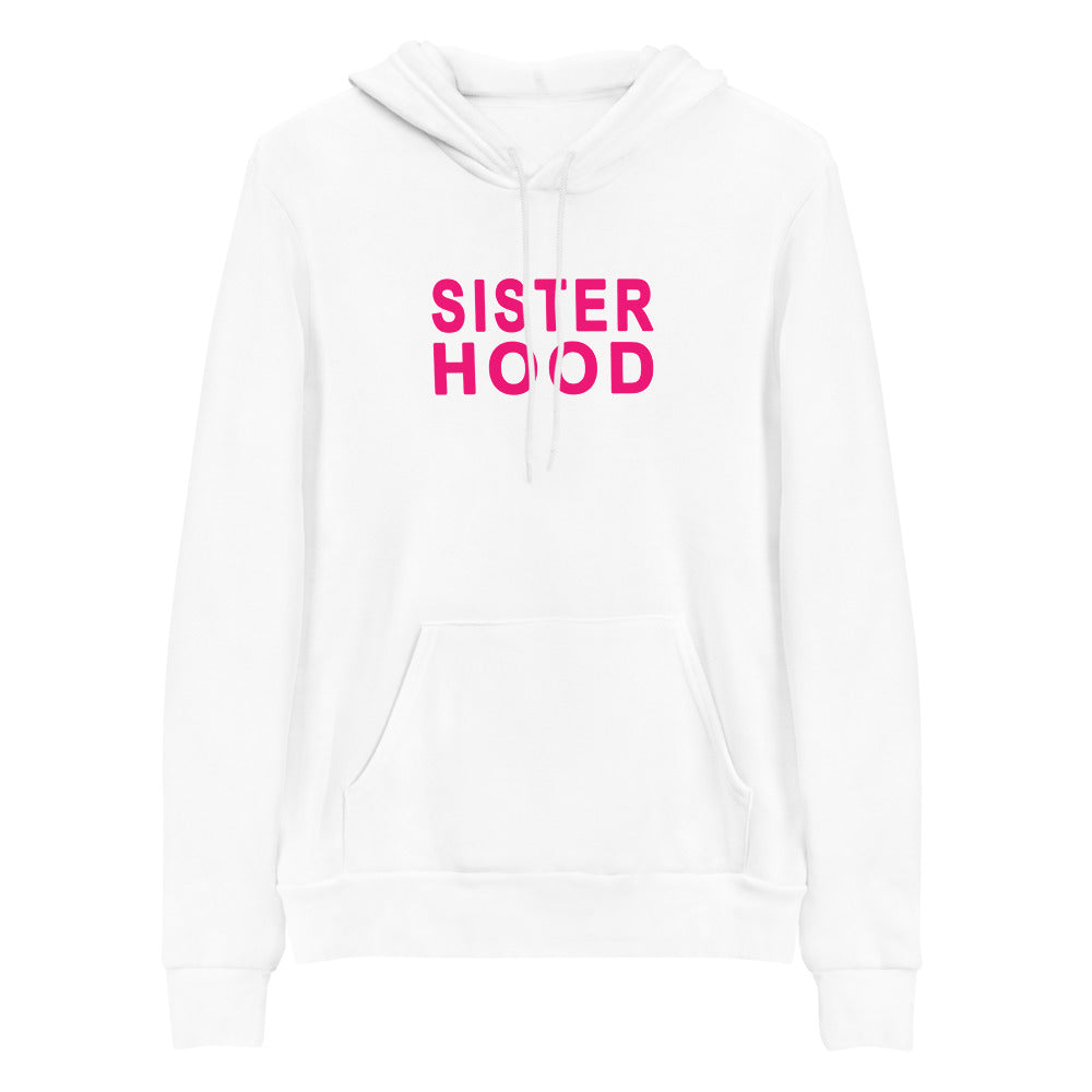 EVERYDAY GIRLSTRONG FLEECE UNISEX HOODIE WHITE - SISTER HOOD