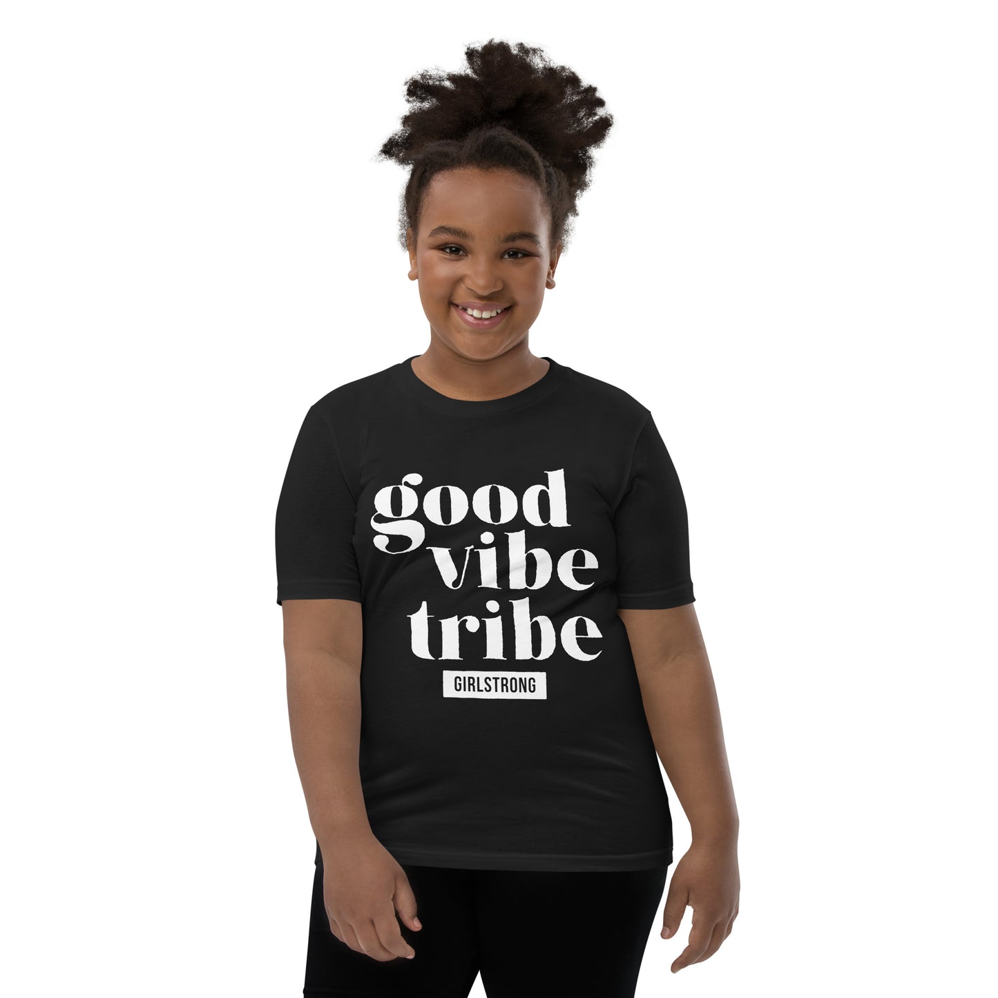THE EMPOWER TEE - GOOD VIBE TRIBE BLACK & WHITE