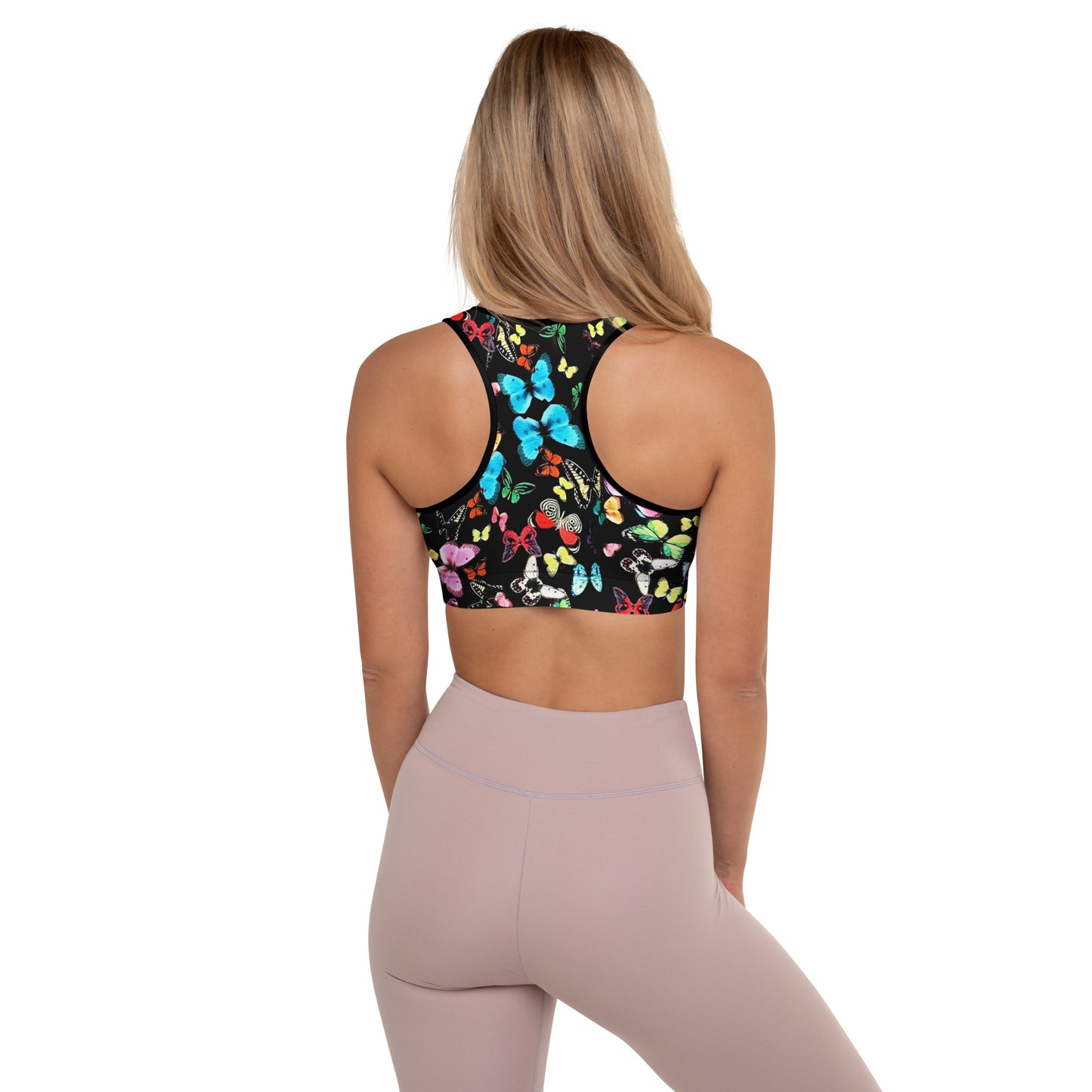 ELEVATED ESSENTIALS, THE PERFECT PADDED SPORTS BRA BUTTERFLY