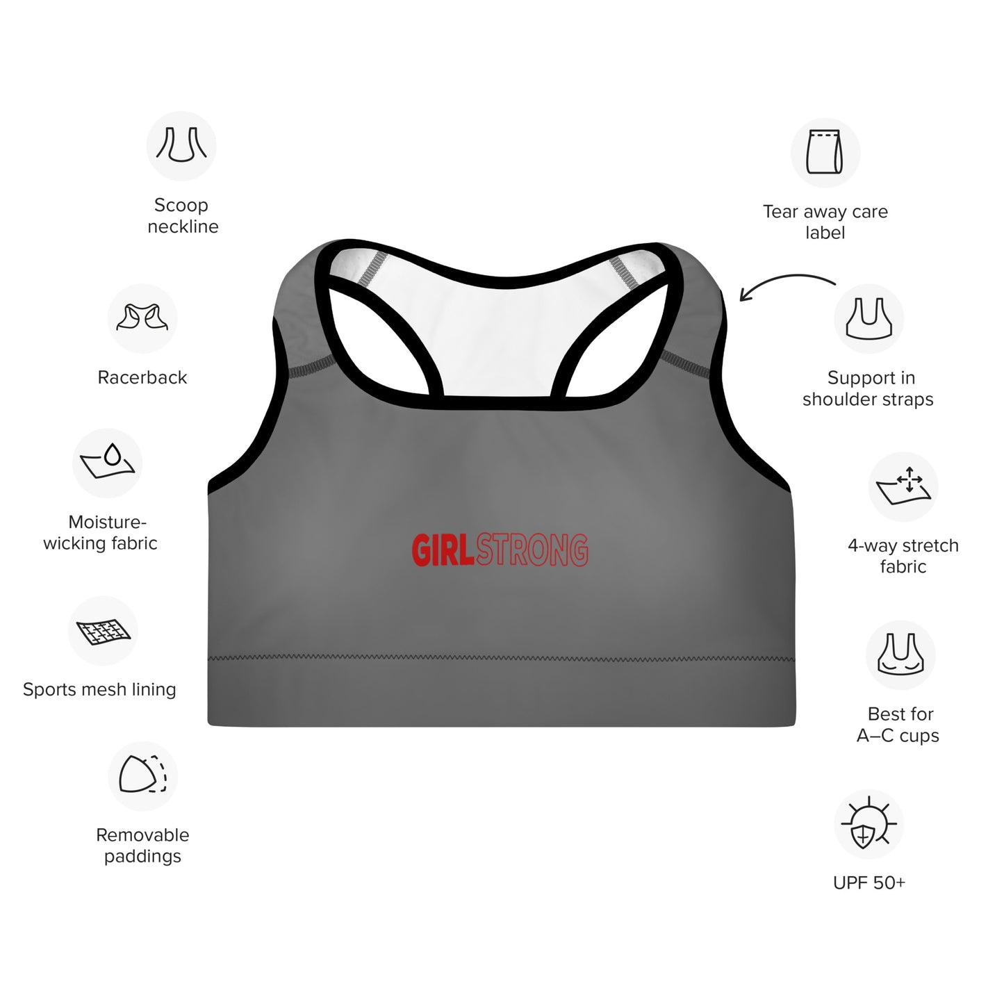 ELEVATED ESSENTIALS, THE PERFECT PADDED SPORTS BRA OHIO