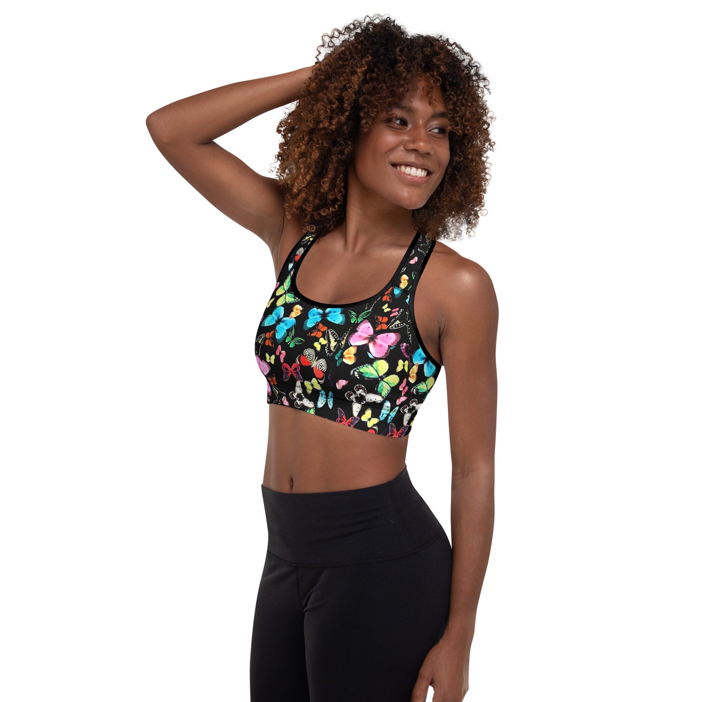 ELEVATED ESSENTIALS, THE PERFECT PADDED SPORTS BRA BUTTERFLY
