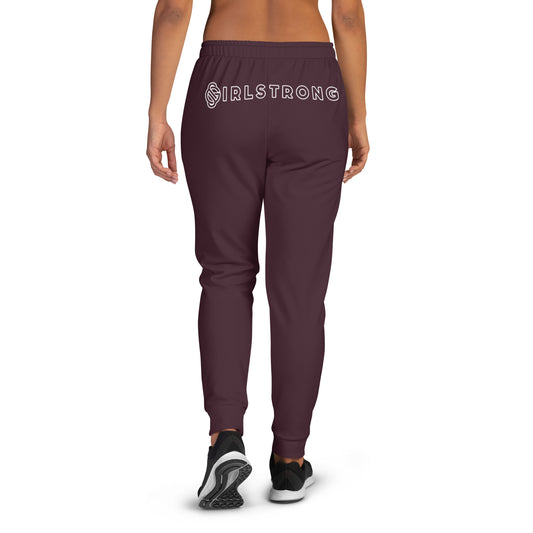 ELEVATED ESSENTIALS, FLEECE JOGGERS CABERNET