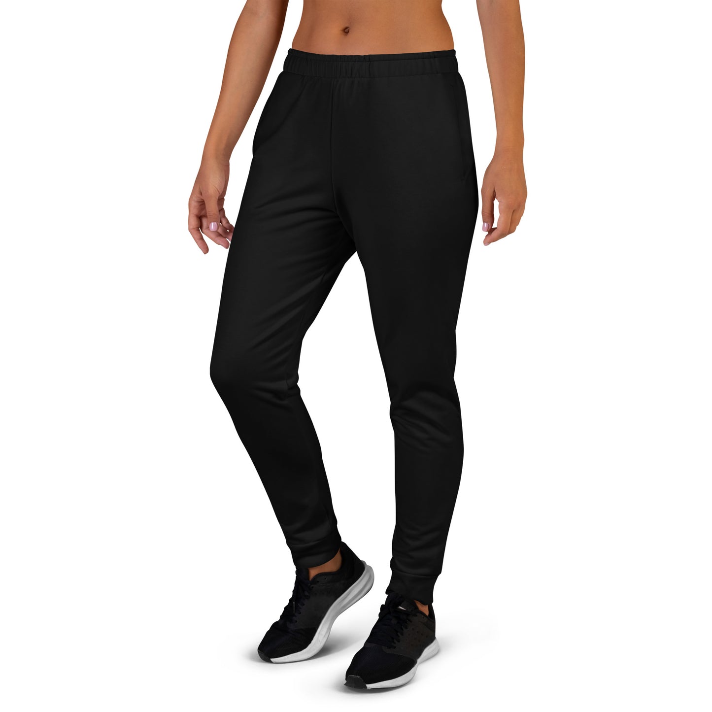 ELEVATED ESSENTIALS, GS LOGO FLEECE JOGGERS BLACK