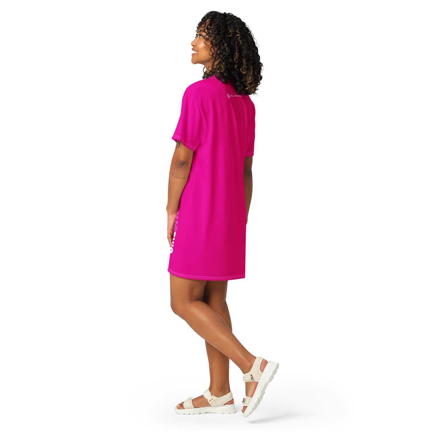 GIRLSTRONG SPORT T-SHIRT DRESS POWER PINK GIRLSTRONG