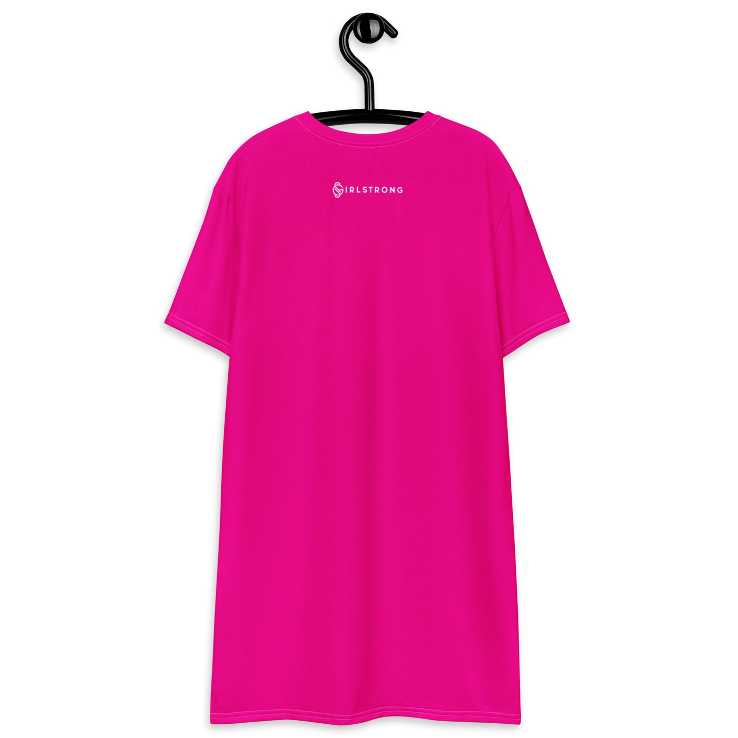 HOT SHOT, T-SHIRT DRESS POWER PINK GIRLSTRONG