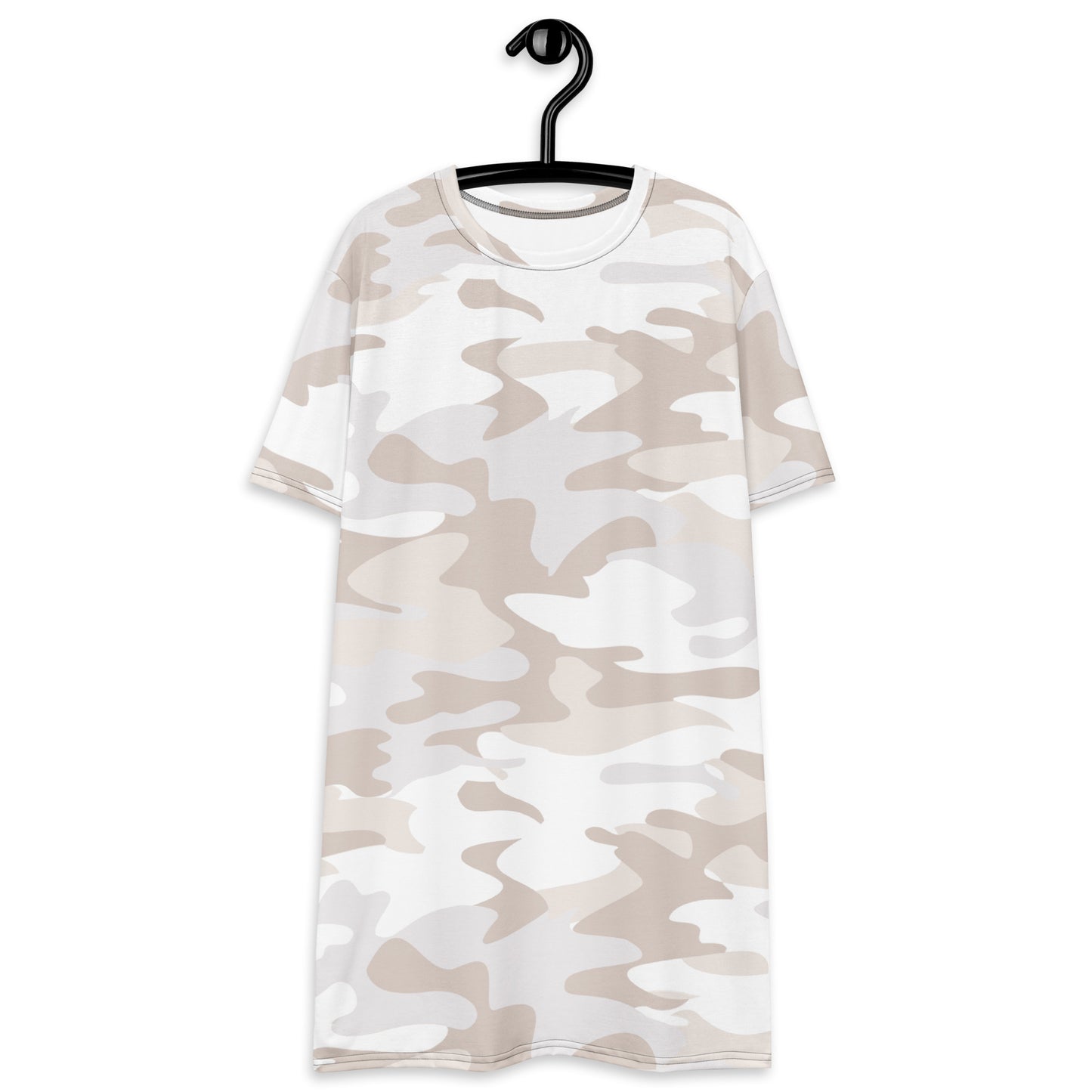 GIRLSTRONG SPORT T-SHIRT DRESS WHITE CAMO